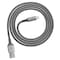 Ventev Chargesync Alloy USB A to Apple Lightning Cable 4ft, Steel Gray ACABMFISTEVNV - alternate 1